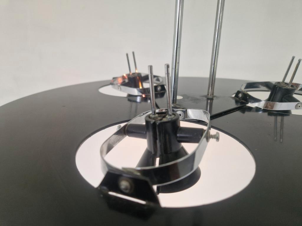 Zeldzame Dijkstra Postmoderne Vintage Triple Spot Lamp. image 12