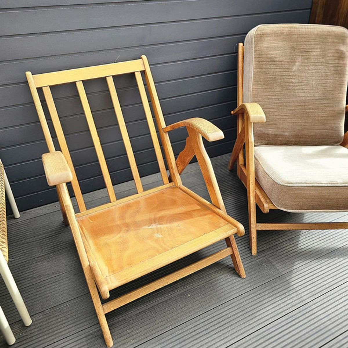 Vintage Stoel / Fauteuil Midcentury image 8
