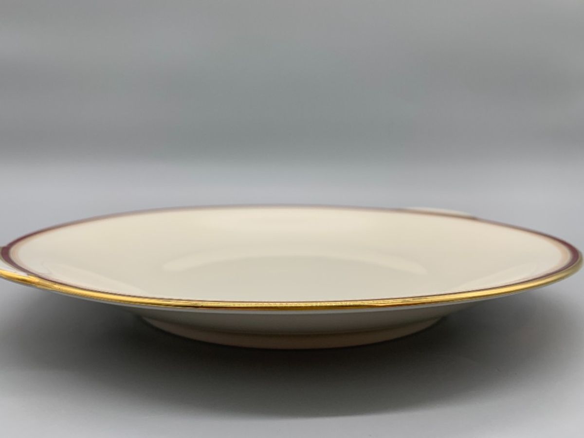 Eschenbach Gebaksschaal Crème Bordeaux Goud image 2