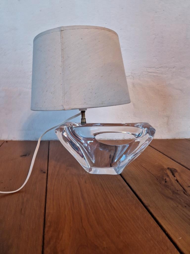 Vintage Tafel Lamp Kristal Daum Zeilboot Vintage Tafel Lamp image 13
