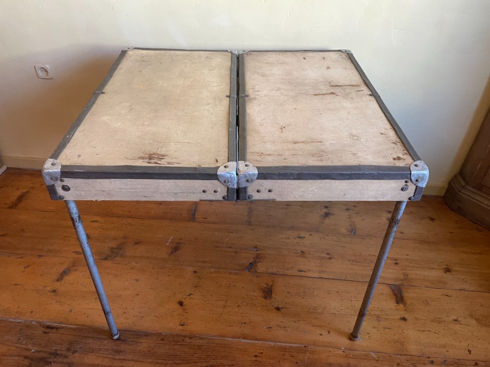 Picknick Koffer Tafel Voor Tubauto Jaren 50 Frans image 11