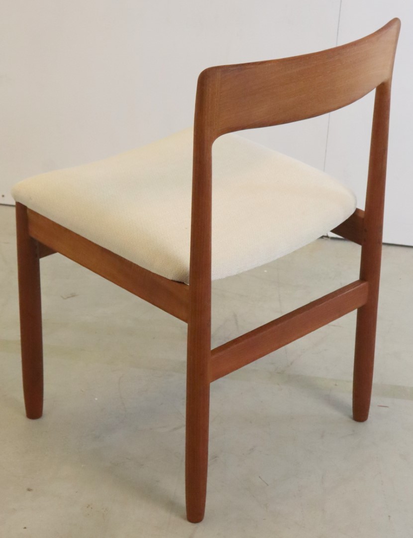 Set 6 A. Younger Stoelen Eetkamerstoelen Vintage Reupholstered image 10