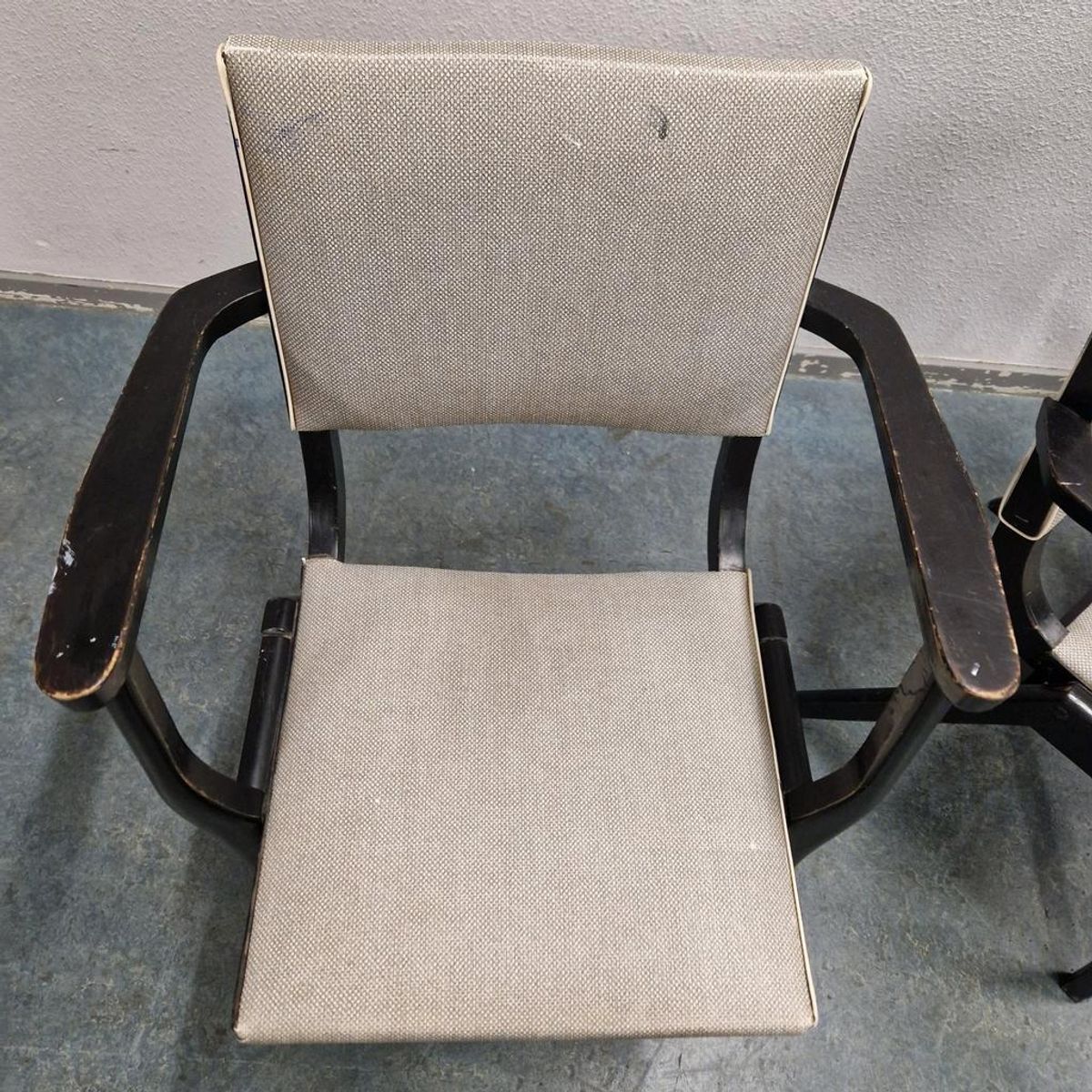 Set Van 4 Vintage Stoelen Stako Eetkamerstoelen Fifties image 14