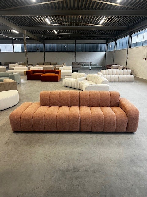 4x6 sofa - Organische Modulaire Bank X4 In Poeder Terra image 2