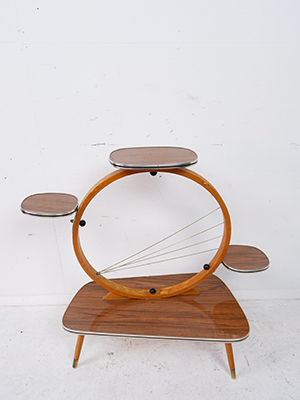 Home & Styling Planten Tafel Hout 2 Levels Bruin bru