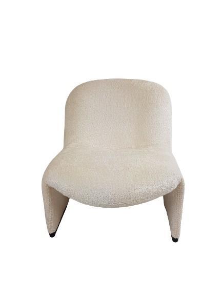 Artifort Alky Fauteuil Crème Bouclé Teddy Stof Off White image 6
