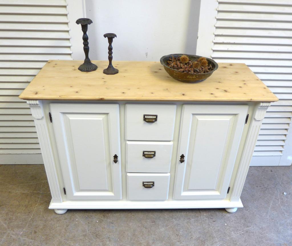 Prachtig Wit Landelijk Dressoir 135 Cm image 6
