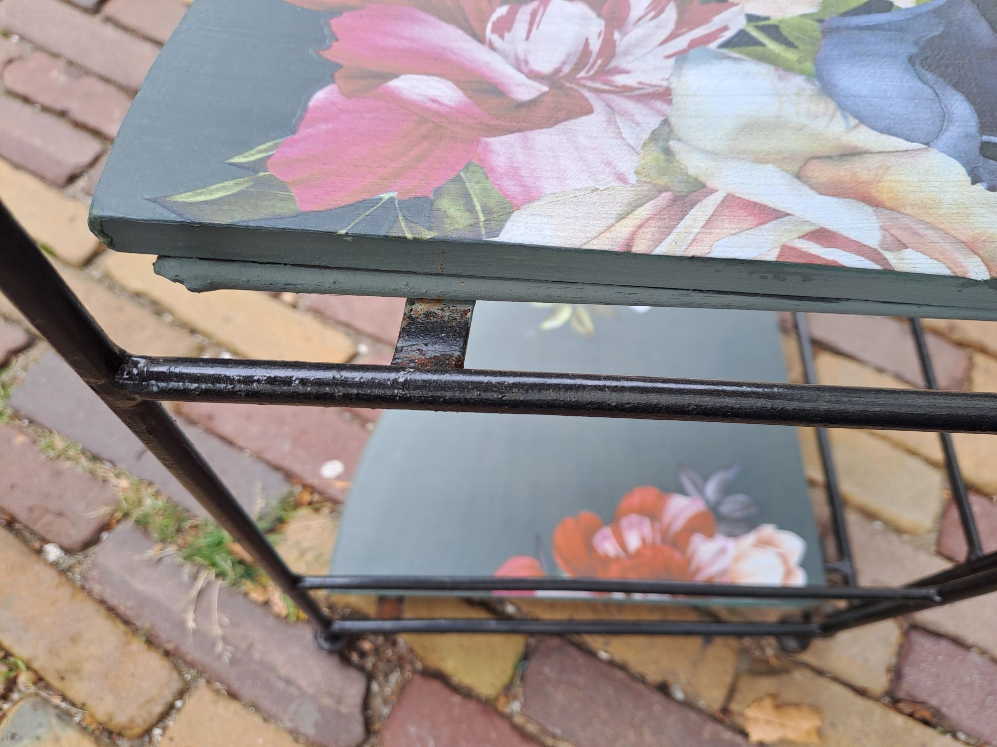 Etagiere - Plantentafel - Hoekkast - Groen-bloemen image 10