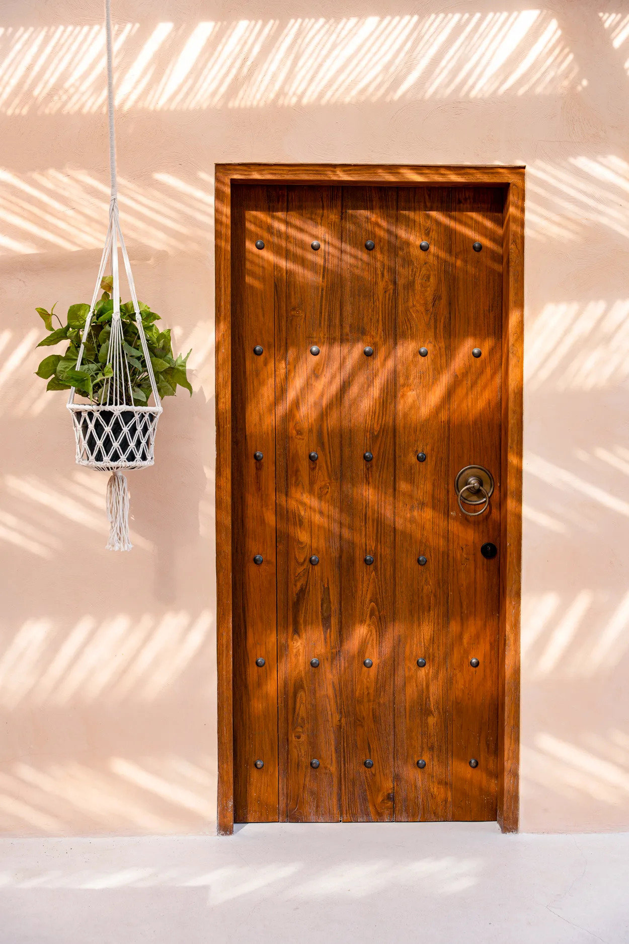 Bazar Bizar | De Macrame Planthanger - Wit - L image 3