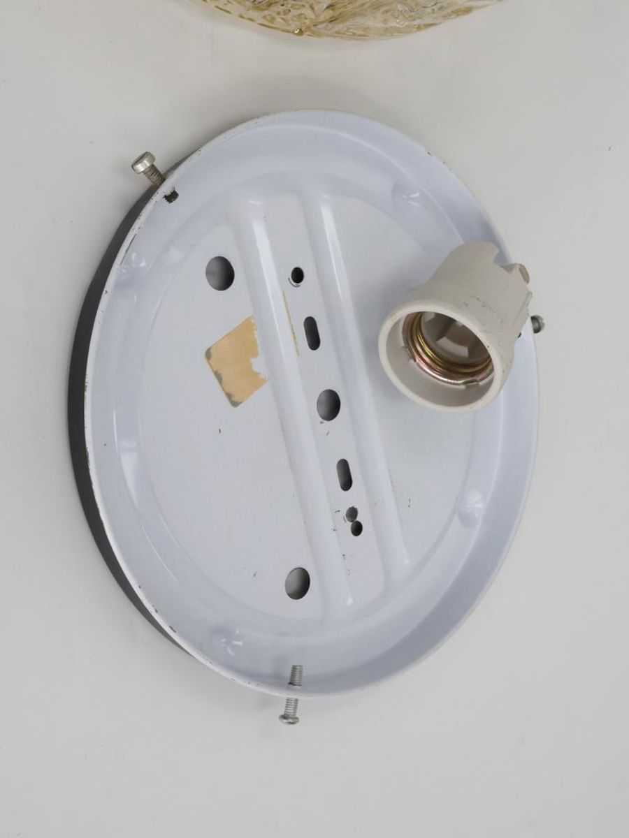Vintage Plafondlamp | Glas | Jaren 70 image 4