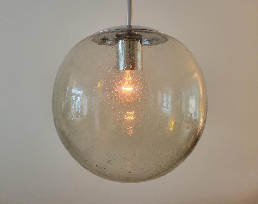 Vintage Rookglazen Globe Van Doria Leuchten image 8