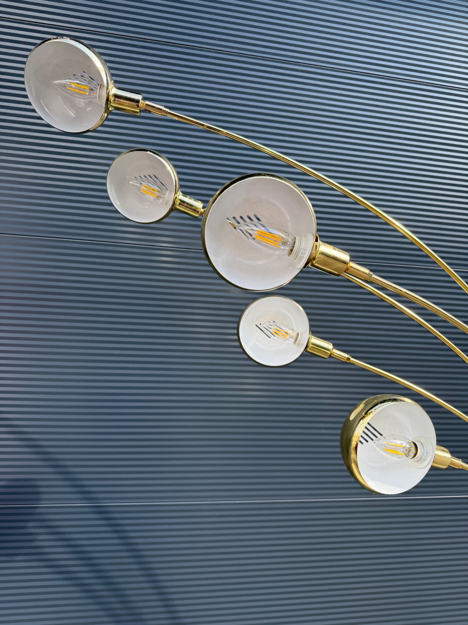 Messing Vintage Vloerlamp image 8