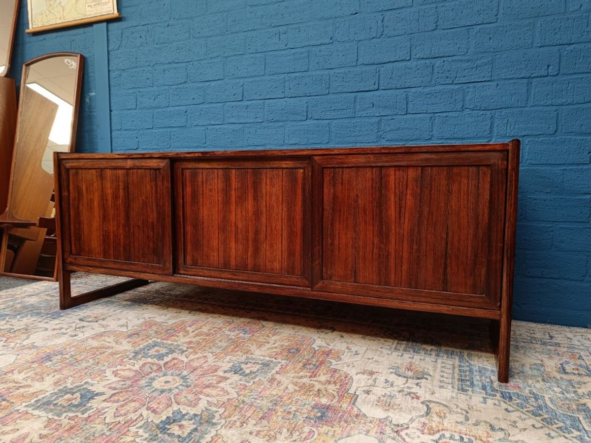 Vintage Palissander Lowboard, Deens Design Van Mørke Møbelfabrik, Jaren 60 image 5