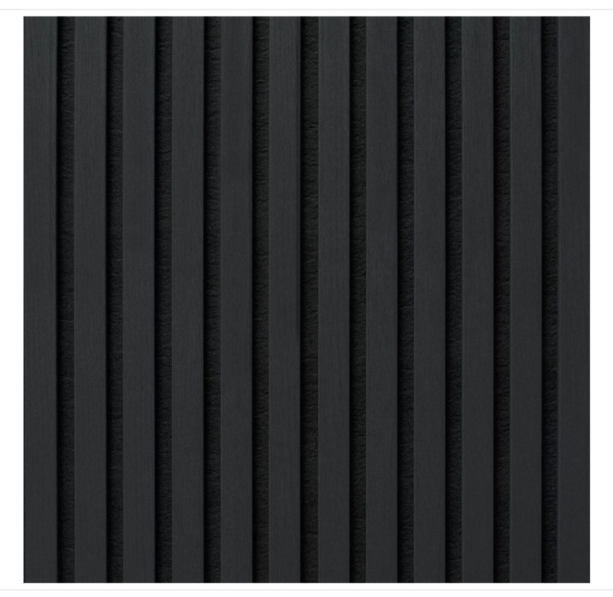 Akoestische Panelen - 60x240cm - 3-zijdig - 13mm - Zwart Eik image 2