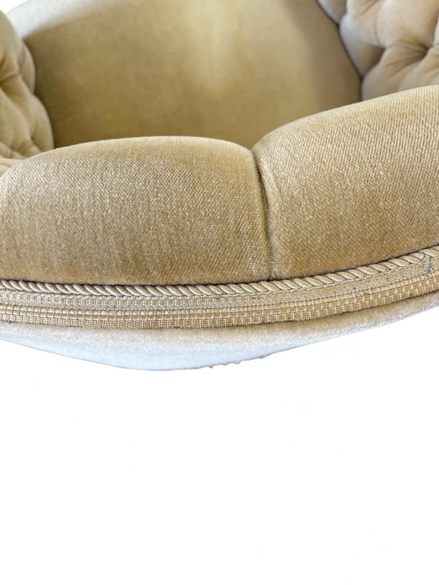 Vintage Fauteuil / Eenzit / Clubzetel Met Franjes image 15