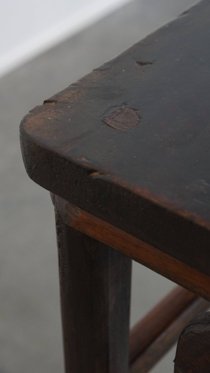 Antieke Chinese Side Table/ Altaar Tafel Uit Begin 1900 Met Een Zeldzame Single Piece Top image 17