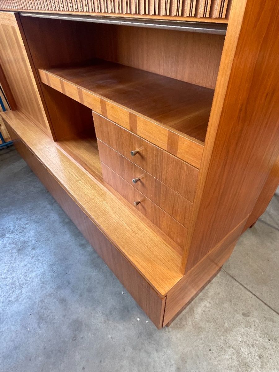 Vintage Zweeds Wandmeubel / Highboard. Royal Board 1970's image 8