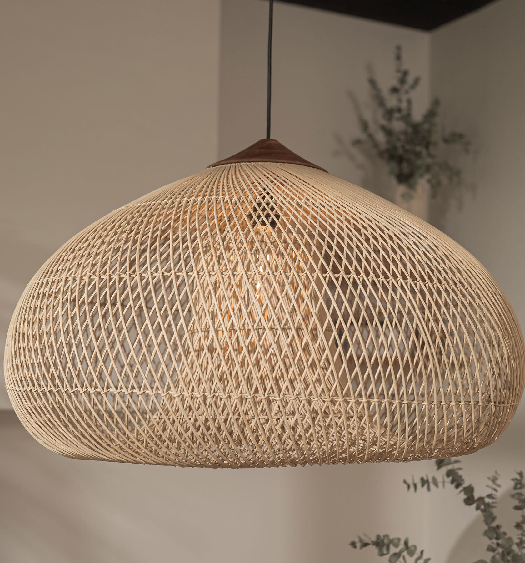 Bodhi Lamp Rotan Drum Lamp image 2