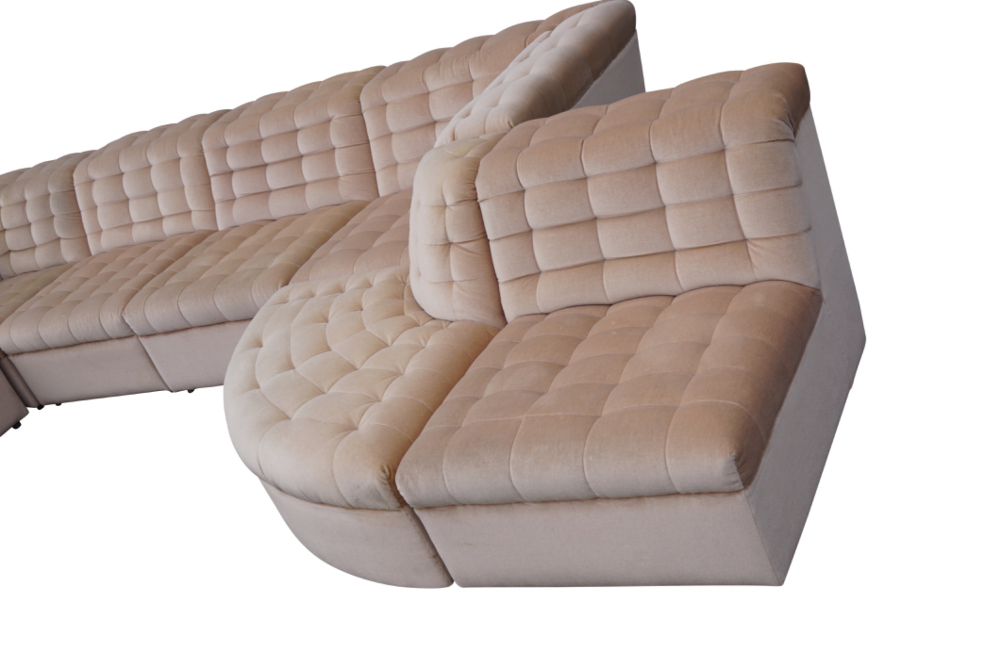 Vintage Laauser Modulaire Zitgroep Velours 6-zits image 20