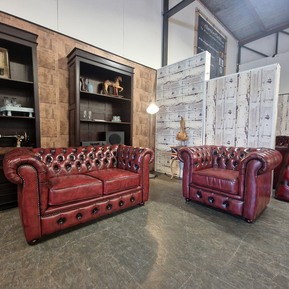 Chesterfield Cresswell Fauteuil - New Red image 3