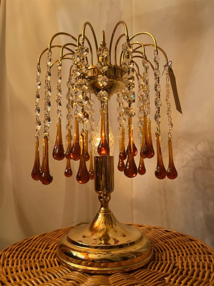 Teardrop Tafellampen Gefumeerd Rook Murano Hollywood image 3