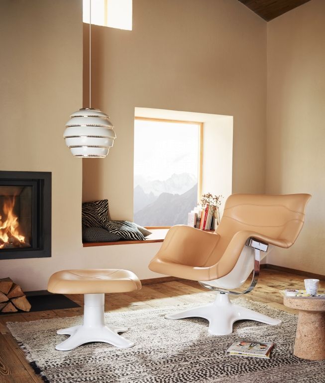 Artek Aalto A331 Hanglamp Ø33 Wit, Verchroomde Ringen image 14