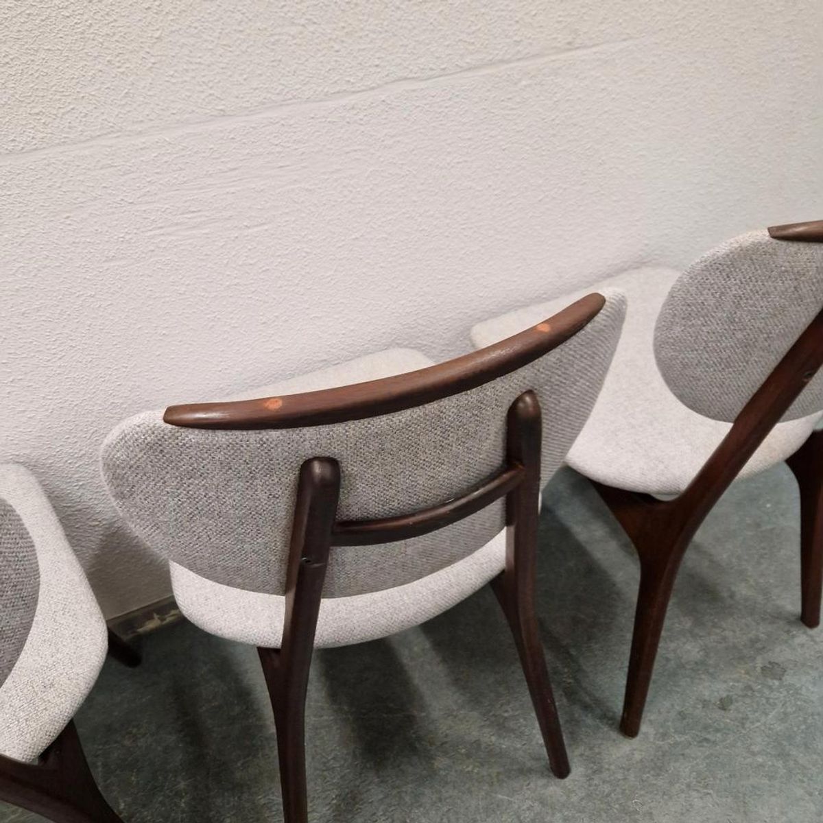4 Vintage Eetkamerstoelen 4 Vintage Stoelen Bekleed image 11