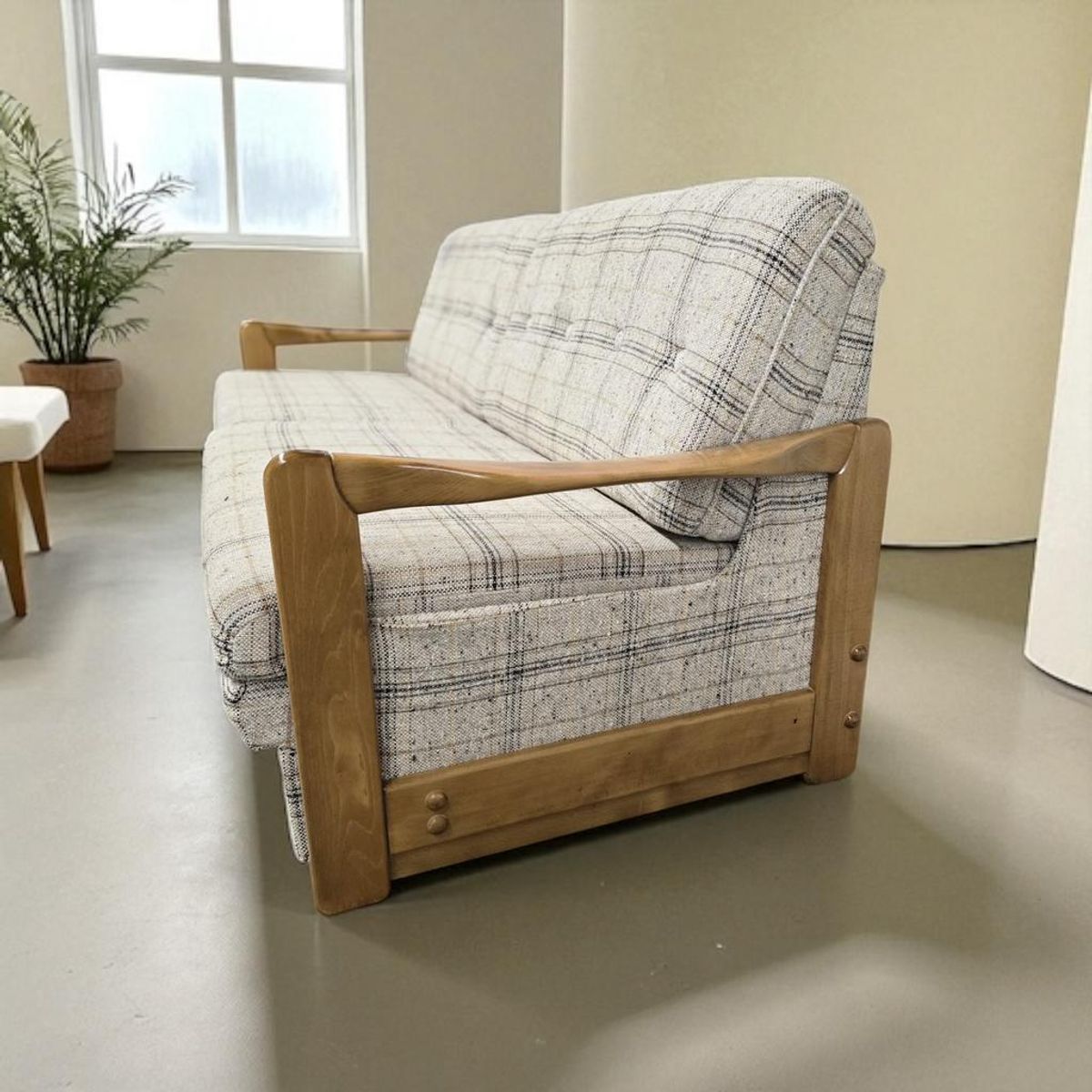 Vintage Uitklapbare Slaapbank /daybed / Tweezit image 2