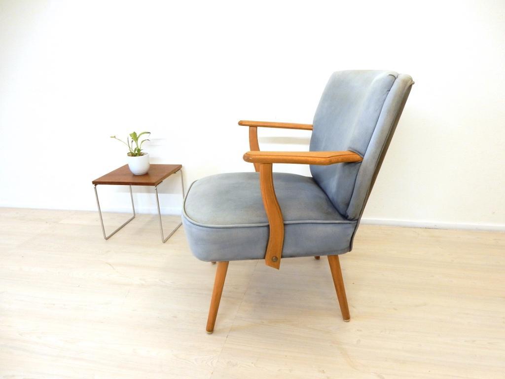 Vintage Club Fauteuil Cocktail Fauteuil Stoel Jaren 50 / 60 image 8