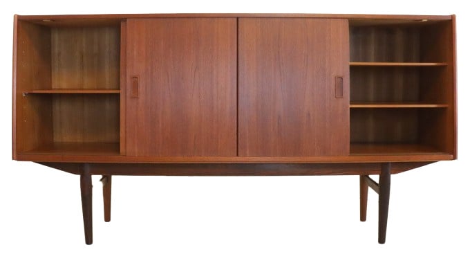 Vintage Kast Midboard Highboard 'snertinge' Deens image 7
