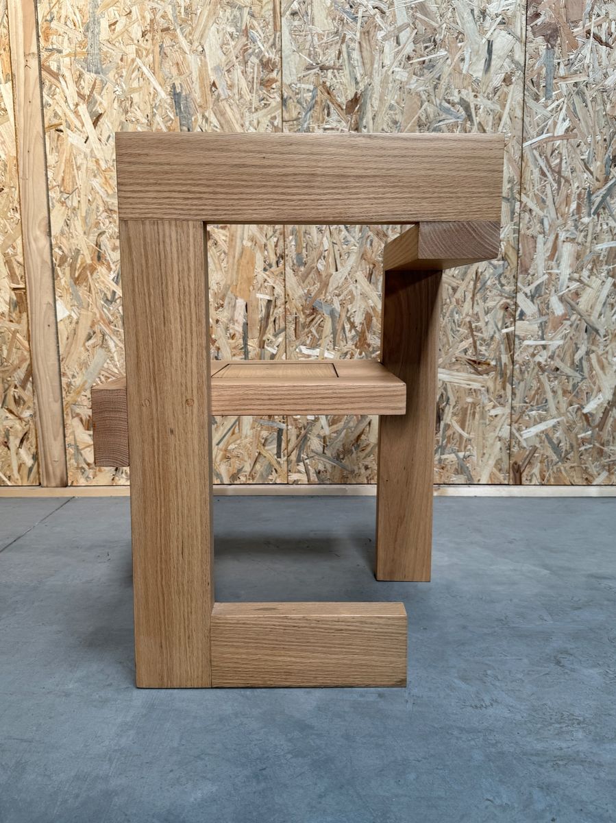 In Style Van Rietveld Steltman Houten Stoel image 13