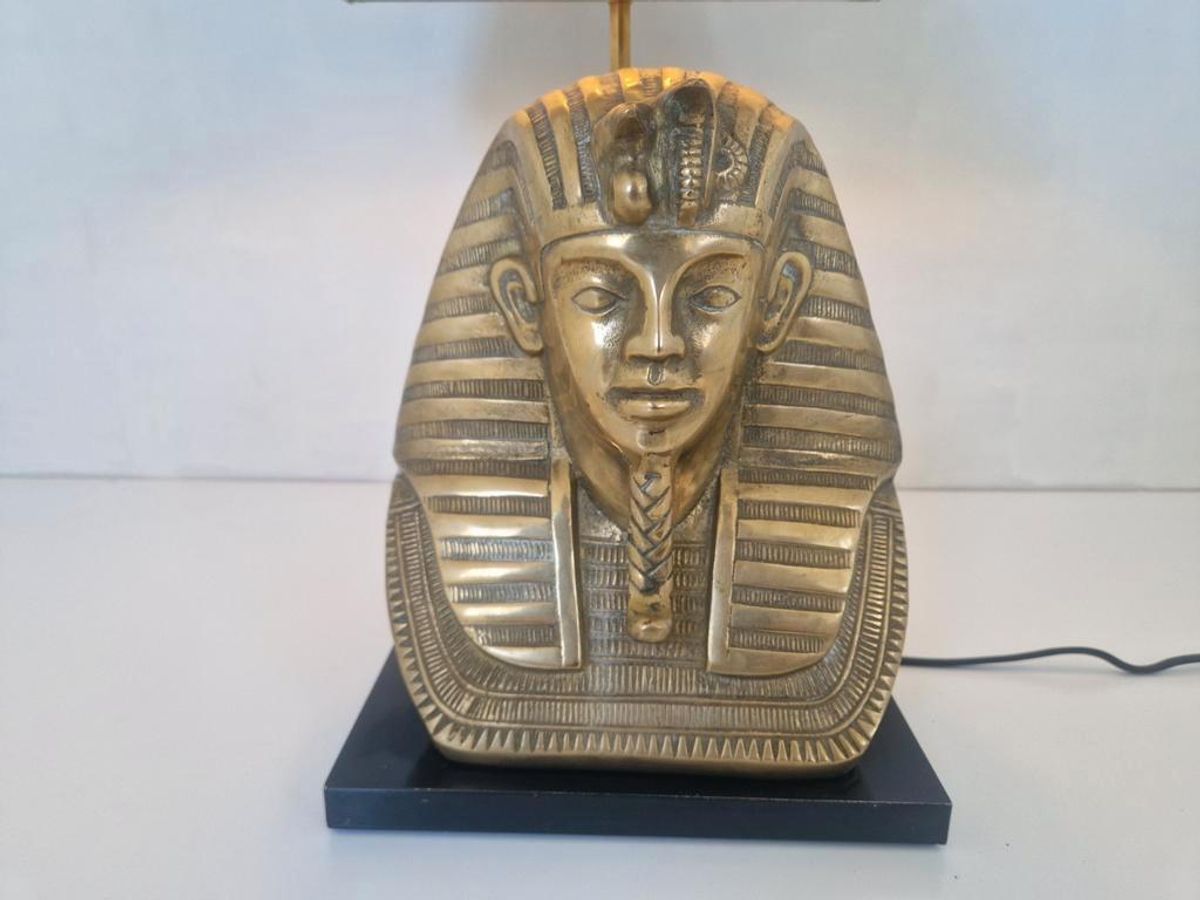 Hollywood Regency Tafel Lamp Farao Deknudt Jansen Stijl. image 3