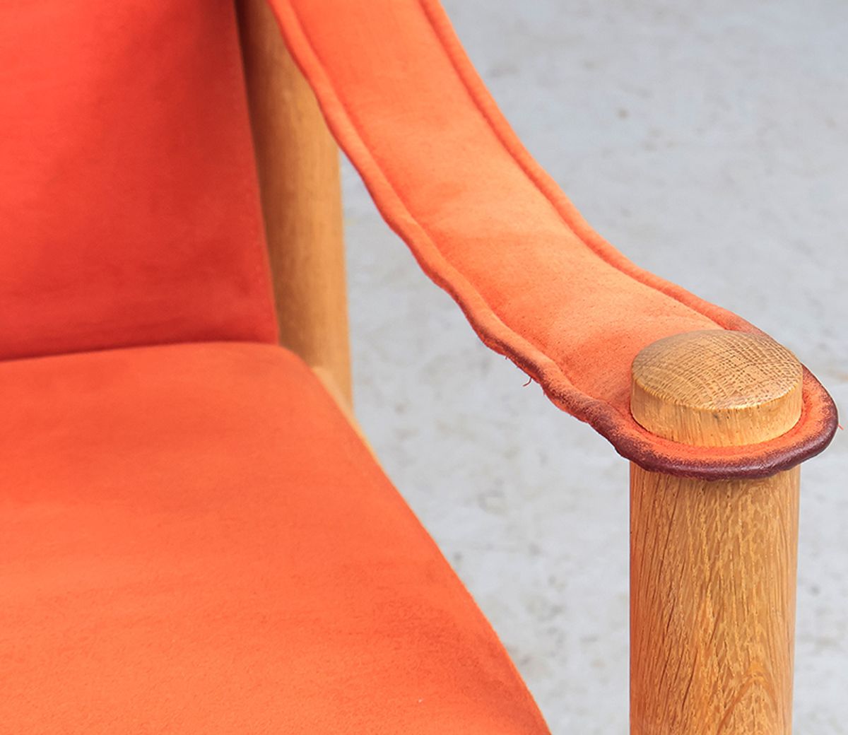 Safari Stoelen Van Eikenhout, Skipper Møbler 1980s image 10