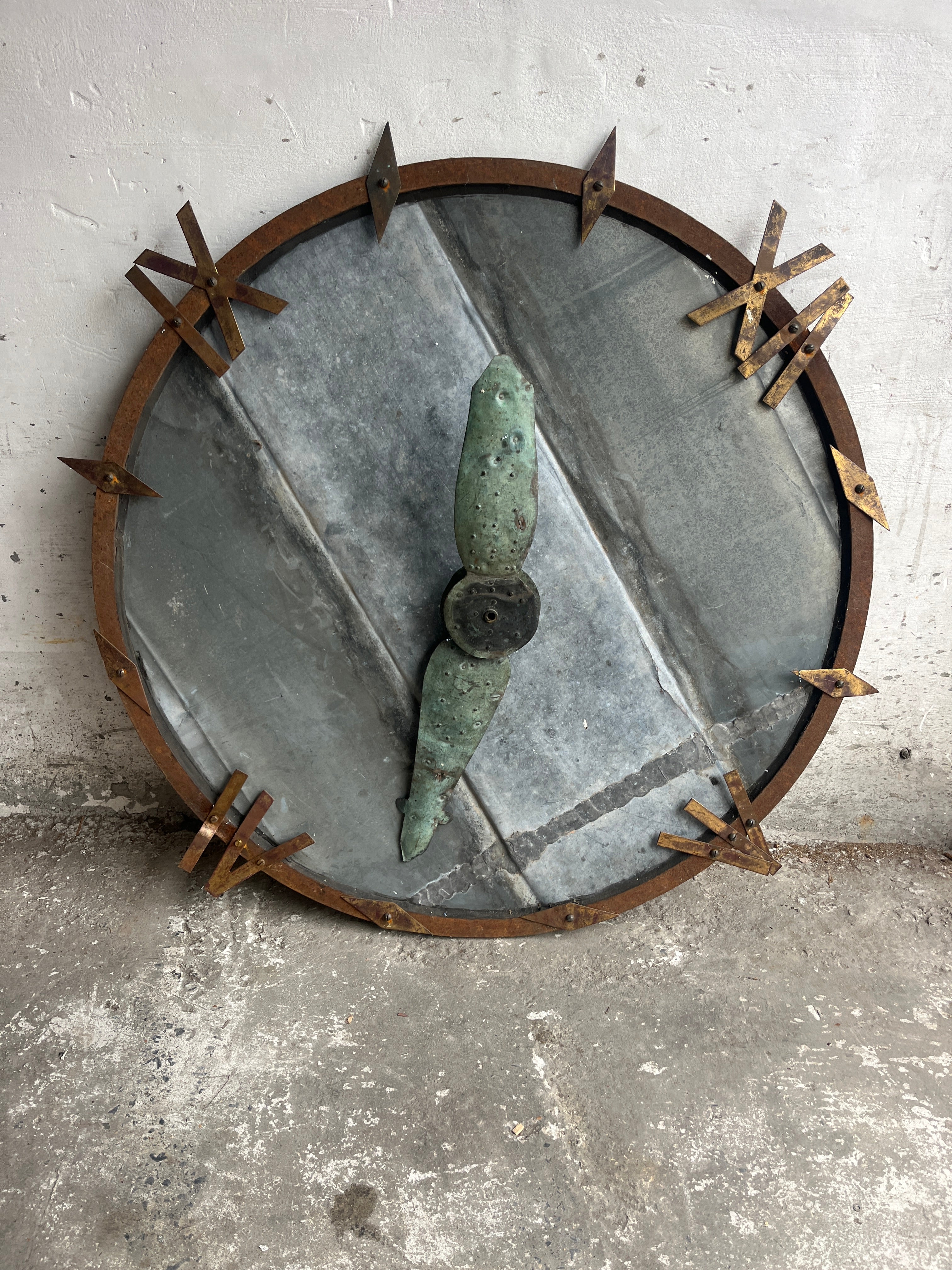 Large Industrial Clock Face (ø104cm) image 3