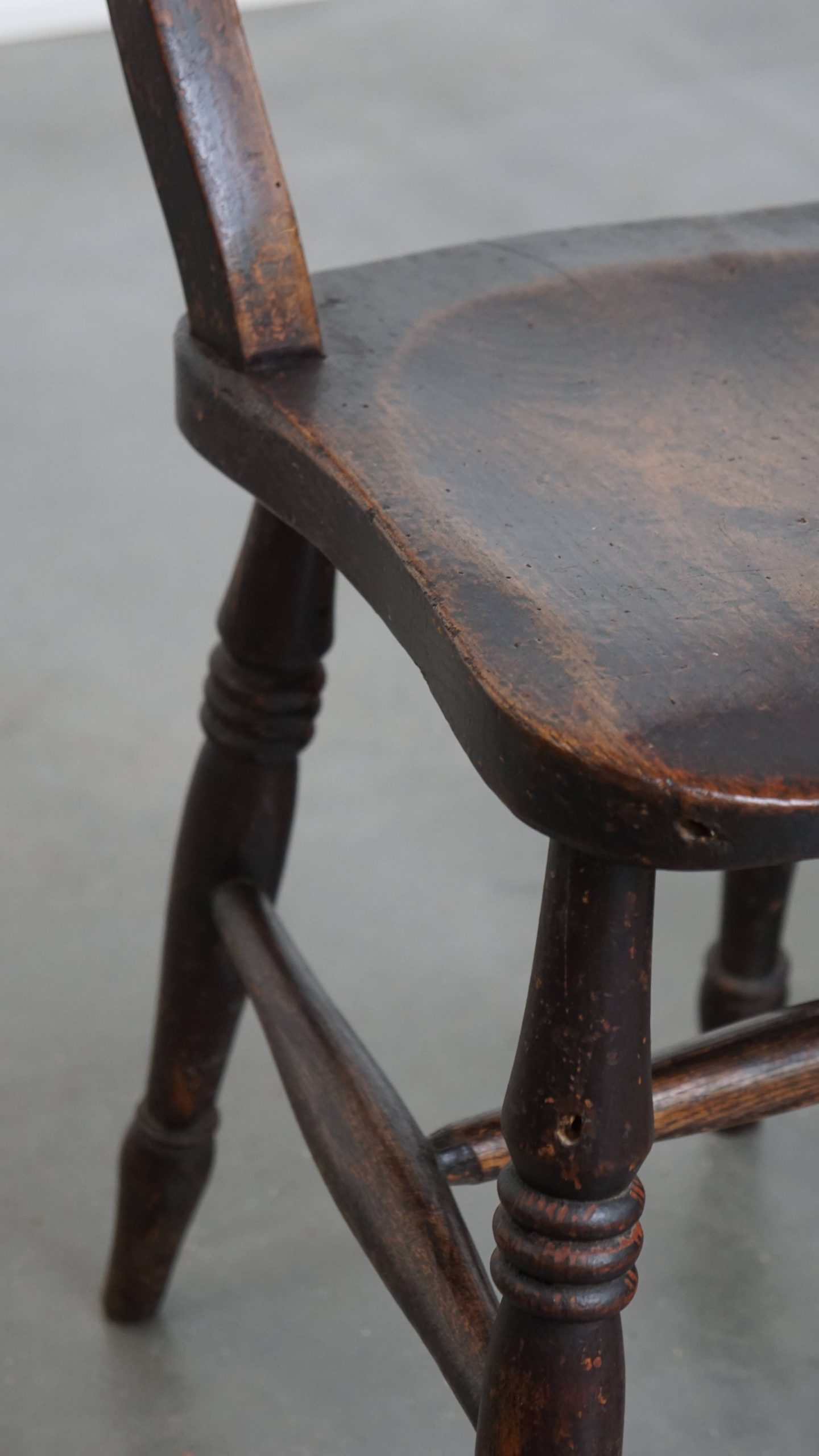 Tijdloze Stijlvolle Set Van 4 Antieke Engelse Oxford Eetkamer/ Keuken Stoelen image 13