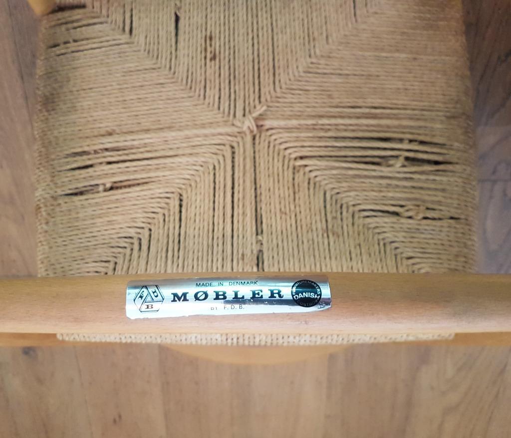 Vintage Deens J39 Stoelen Van Borge Mogensen Voor Fdb Møbler image 9