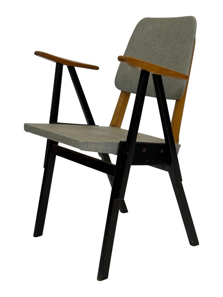 Vintage Zwager Ermeloo, Palais De Tokyo Stoel 50's Design image 2