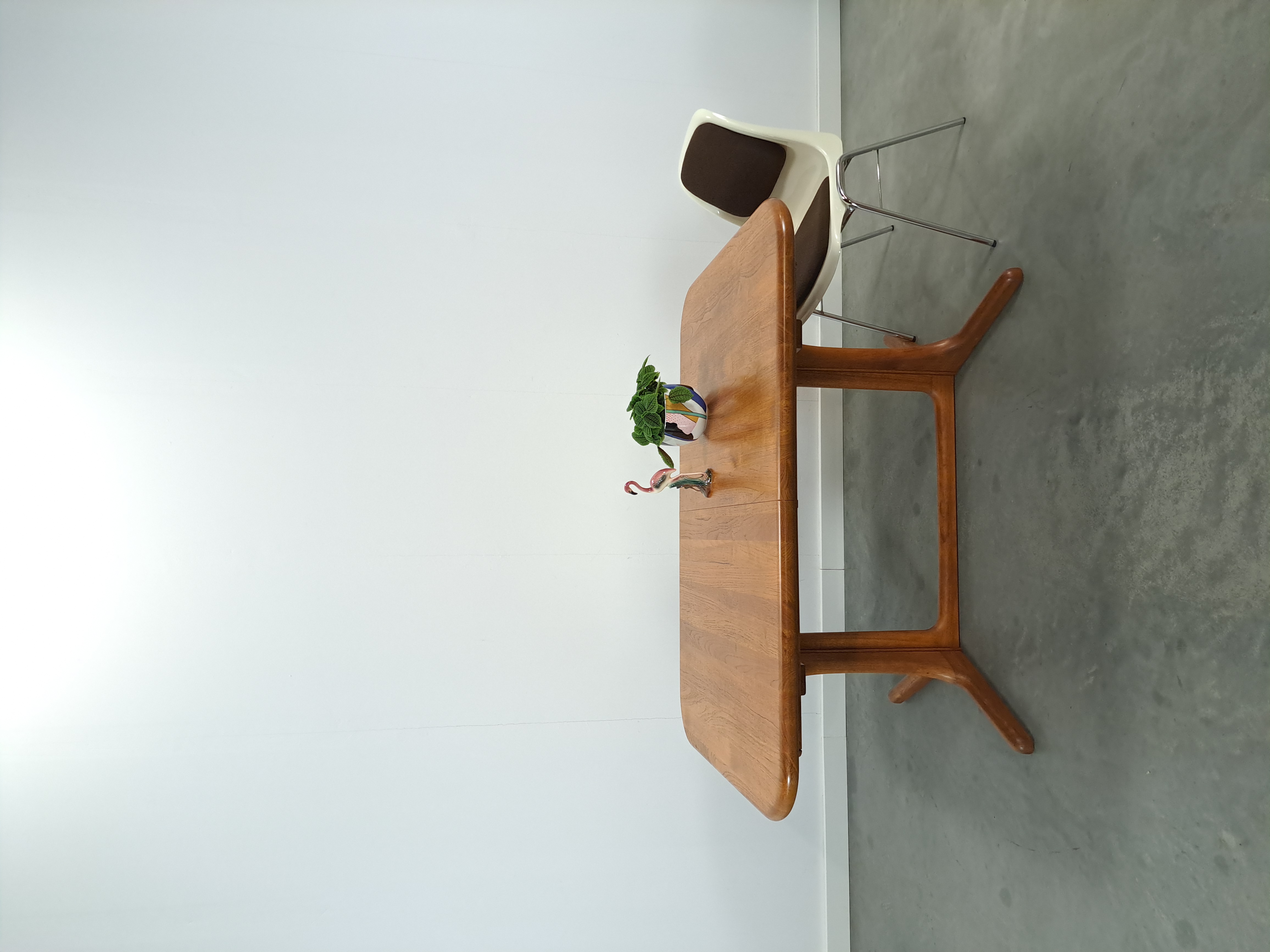 Xl Deense Uitschuifbare Teak Eettafel image 3
