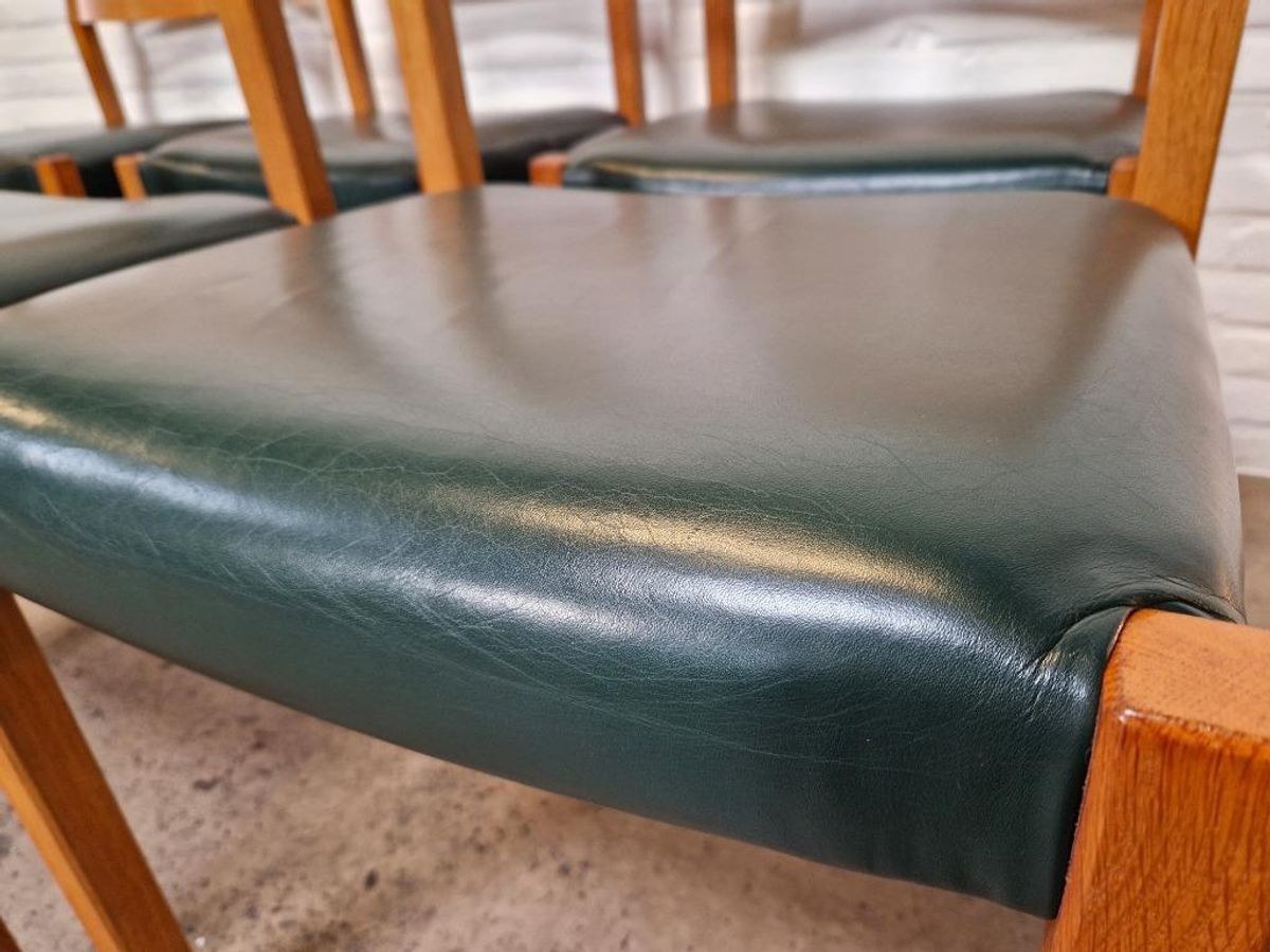 6 X Model 401 Eetkamerstoelen Van Jorgen Henrik Moller, Dene image 8