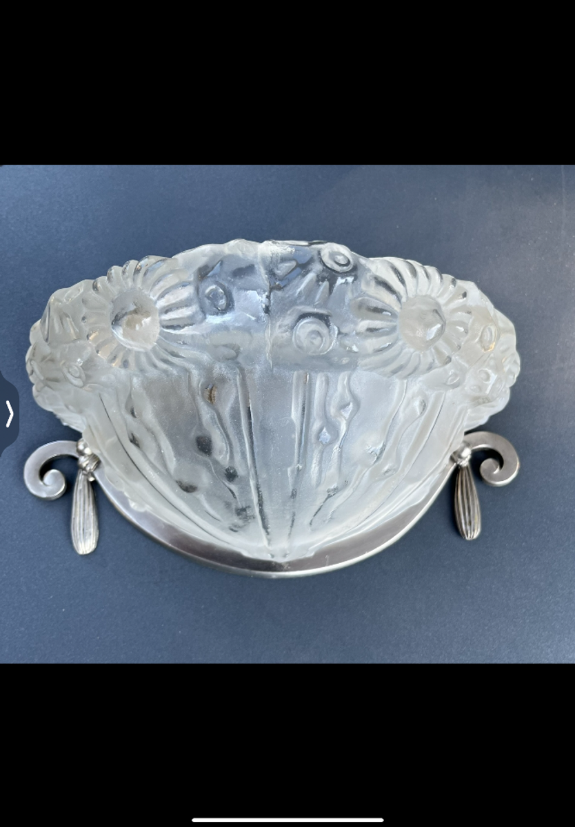Art Deco Wandlampen Genet & Michon image 5