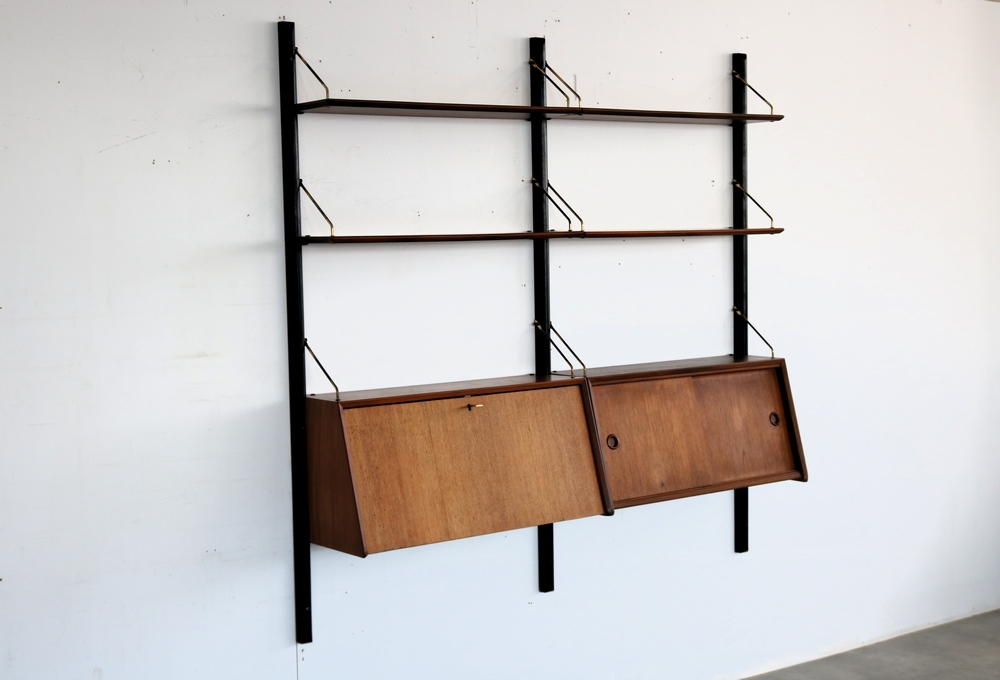 Vintage Wandsysteem | Teak | Jaren 60 | Wébé image 14
