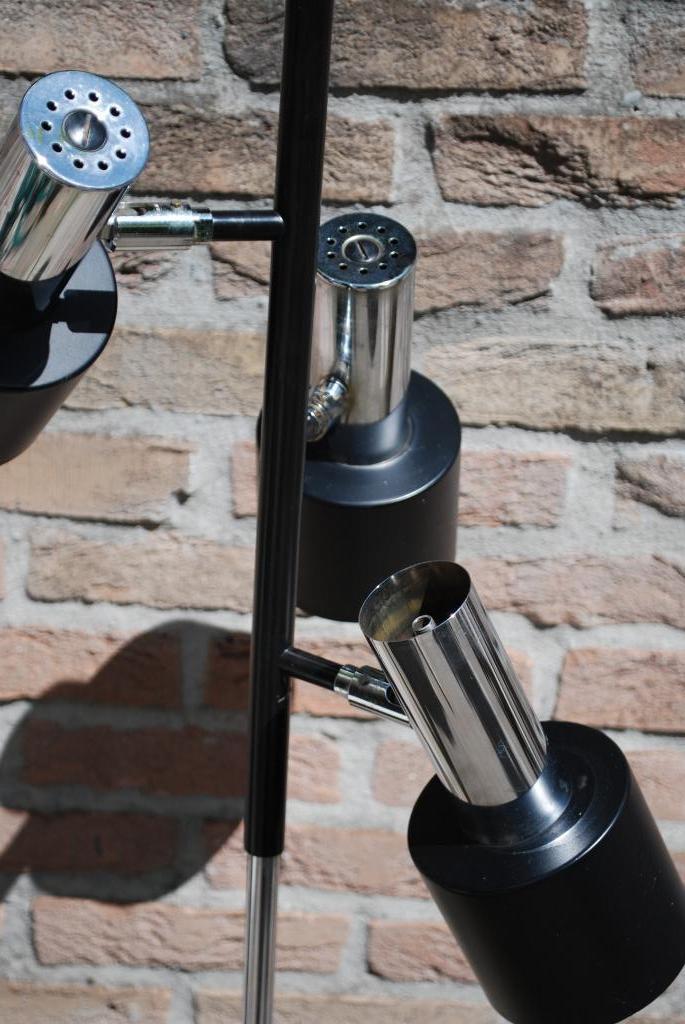 Vintage Vloerlamp Met Drie Spots image 6