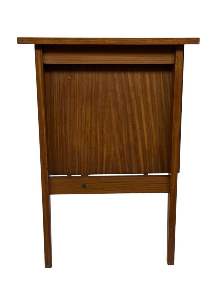 Vintage Bureau Jaren 60 Compacte Werkplek Teak Design image 18