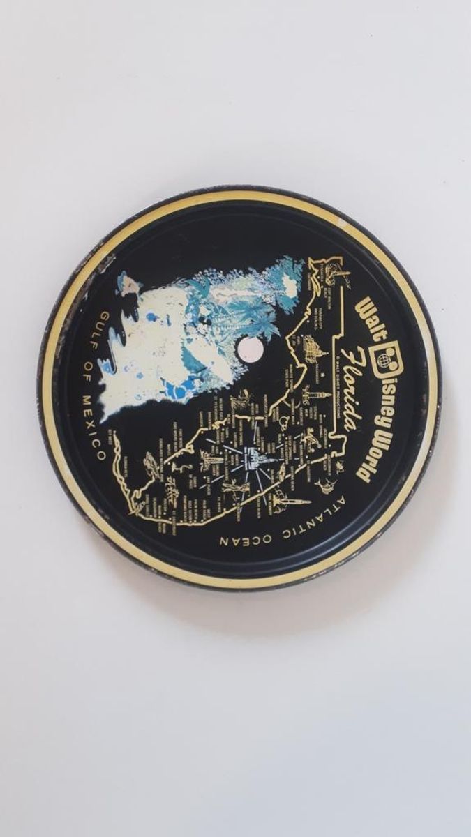 Vintage Dienblad Disney Blikken Serveerblad Disney World image 1