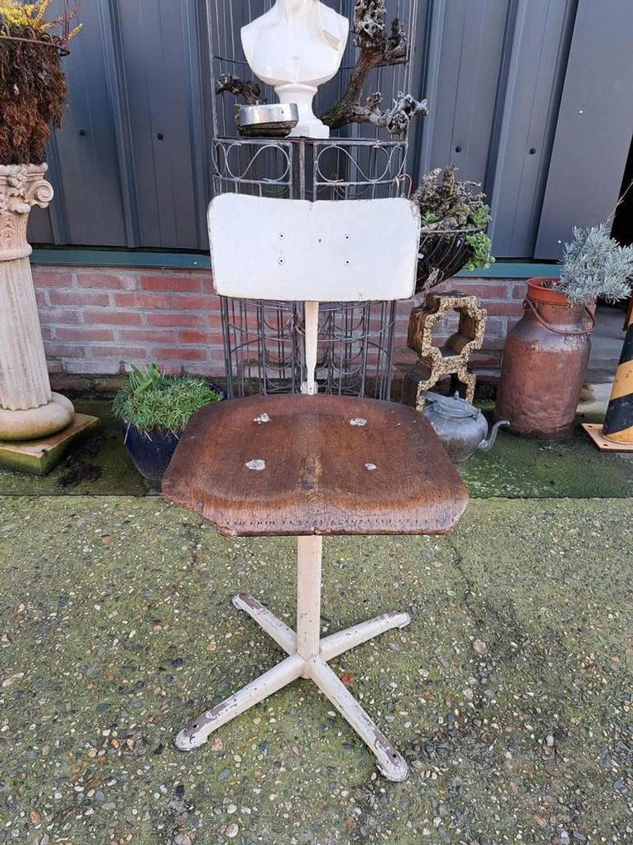 Vintage Schoolstoel, Bureaustoel image 3