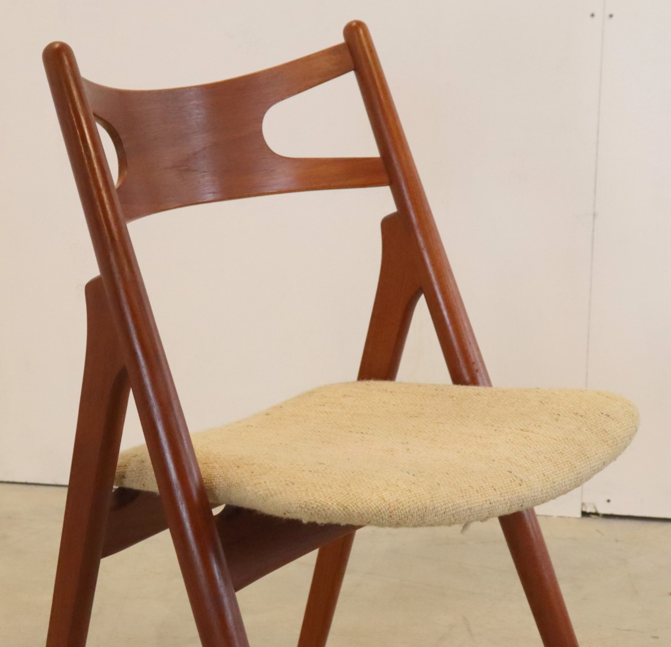 Set 6 Hans Wegner Carl Hansen Ch29 Stoelen Vintage Deens Sawbuck image 7