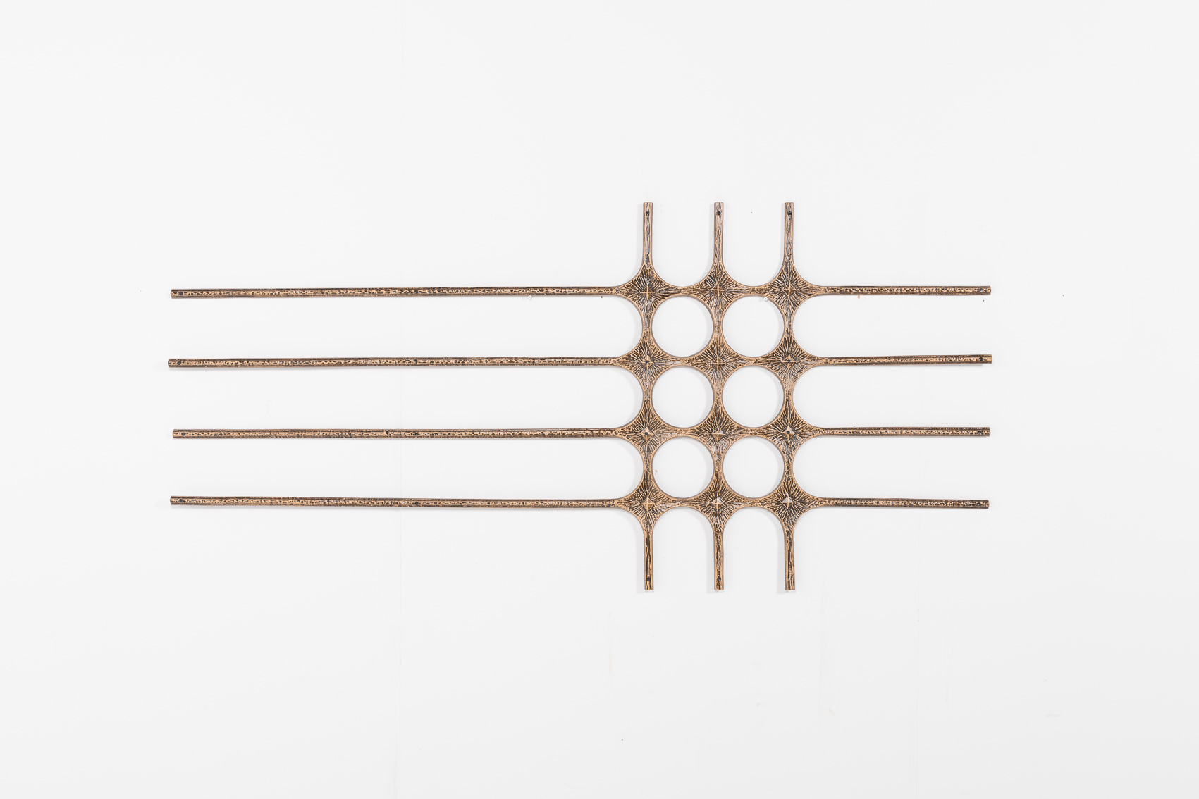 Brutalist Casted Door Fixture/surface Relief, 1980’s image 3