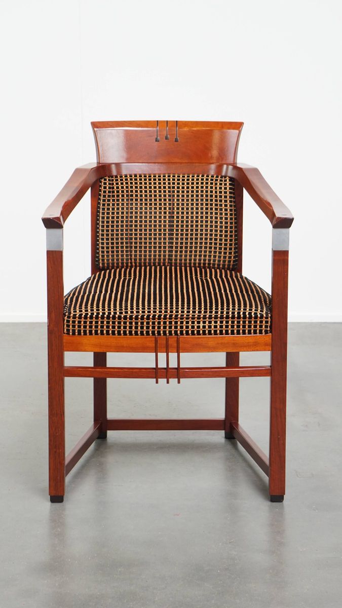 Prachtige Art Deco Eetkamer/ Bijzetstoel Met Armleuningen Van Schuitema Uit De Decoforma Serie image 2