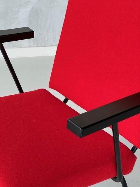 Gispen | Vintage 1401 Fauteuil Wim Rietveld Armstoel Rood image 6