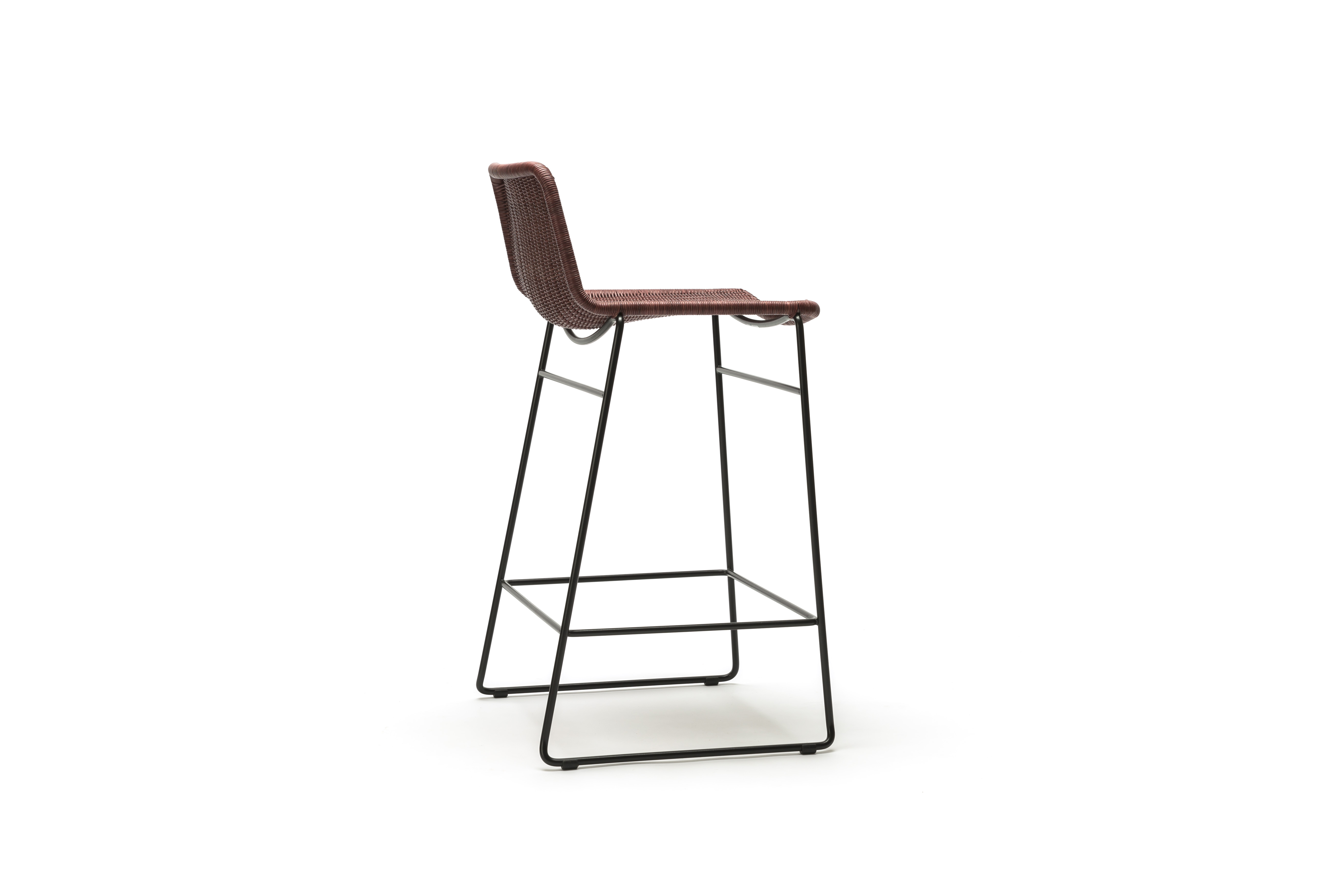 Feelgood Designs • Barkruk Zithoogte 66cm Rotan Roodbruin (indoor) image 4